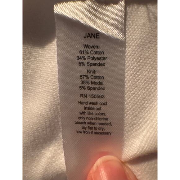 Hinson Wu Jane Sleeveless Foundation layer White Sleeveless Blouse Medium M EUC - Picture 7 of 7